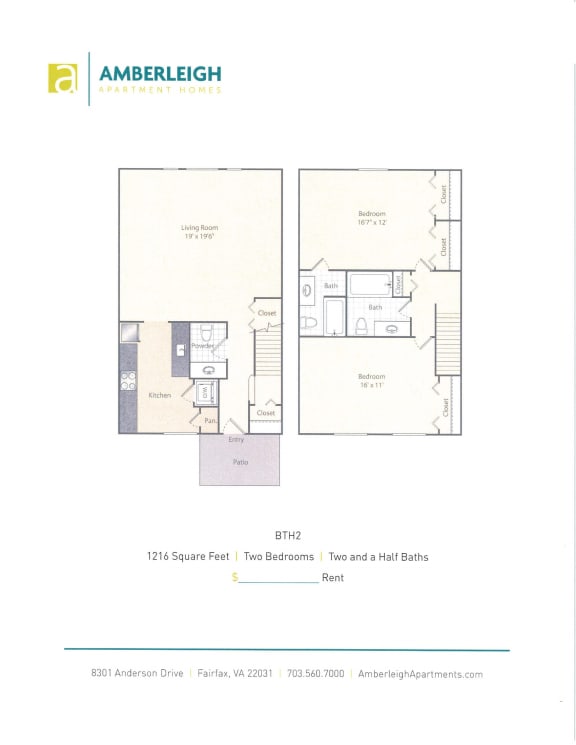 Amberleigh BTH2Townhome Available Units